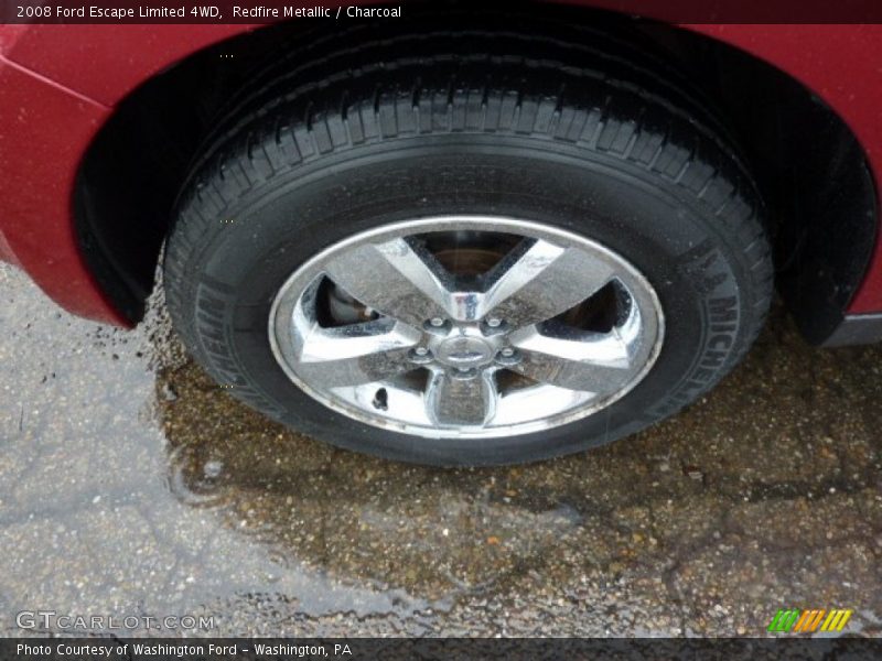 Redfire Metallic / Charcoal 2008 Ford Escape Limited 4WD