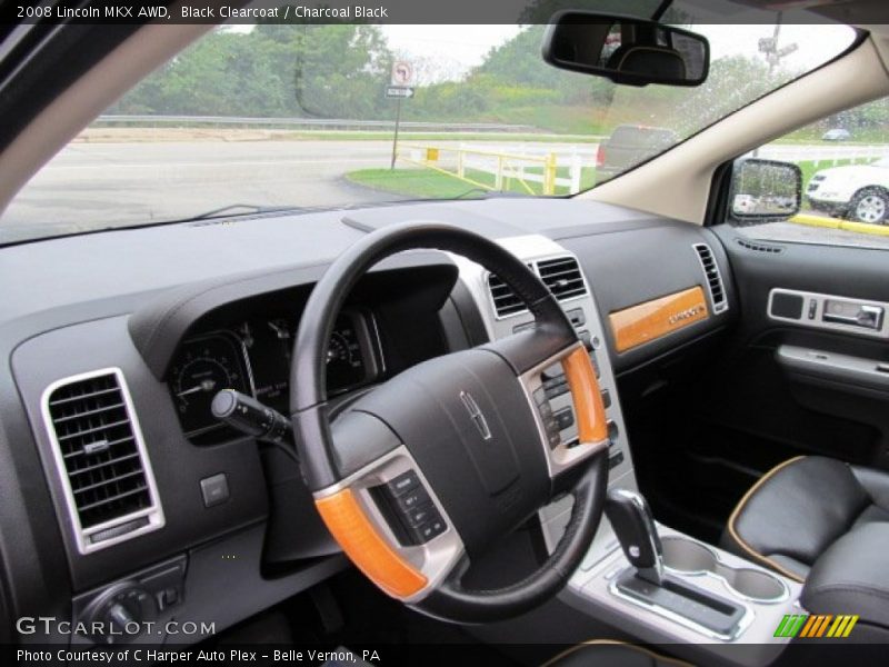 Black Clearcoat / Charcoal Black 2008 Lincoln MKX AWD