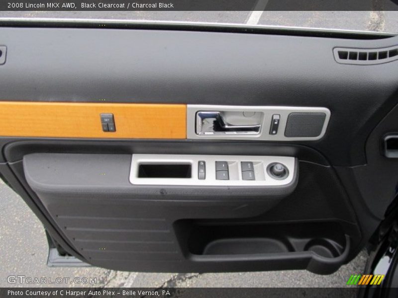 Black Clearcoat / Charcoal Black 2008 Lincoln MKX AWD