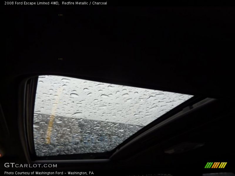 Redfire Metallic / Charcoal 2008 Ford Escape Limited 4WD