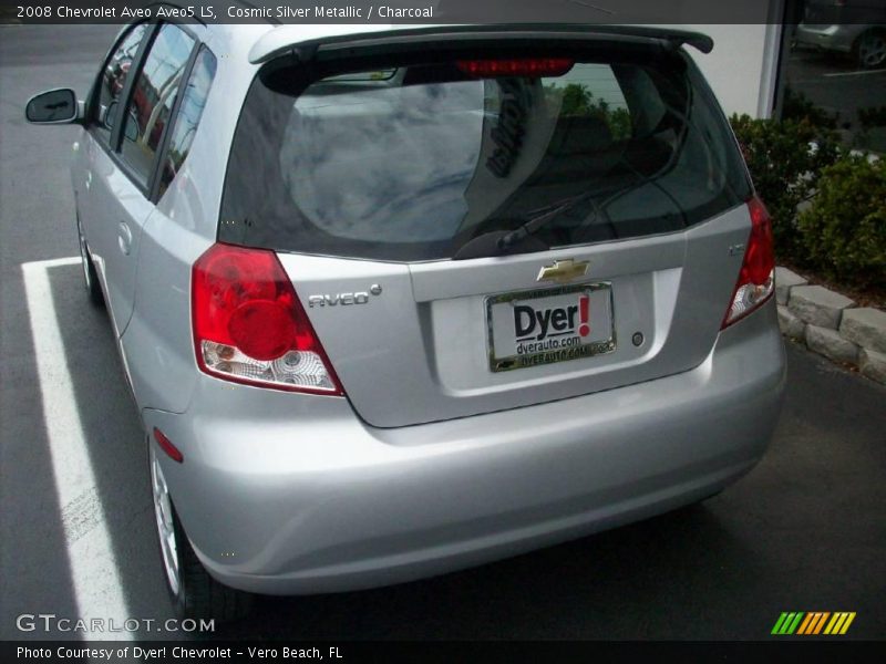 Cosmic Silver Metallic / Charcoal 2008 Chevrolet Aveo Aveo5 LS