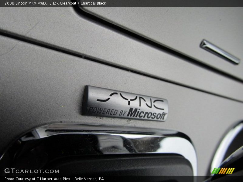 Black Clearcoat / Charcoal Black 2008 Lincoln MKX AWD