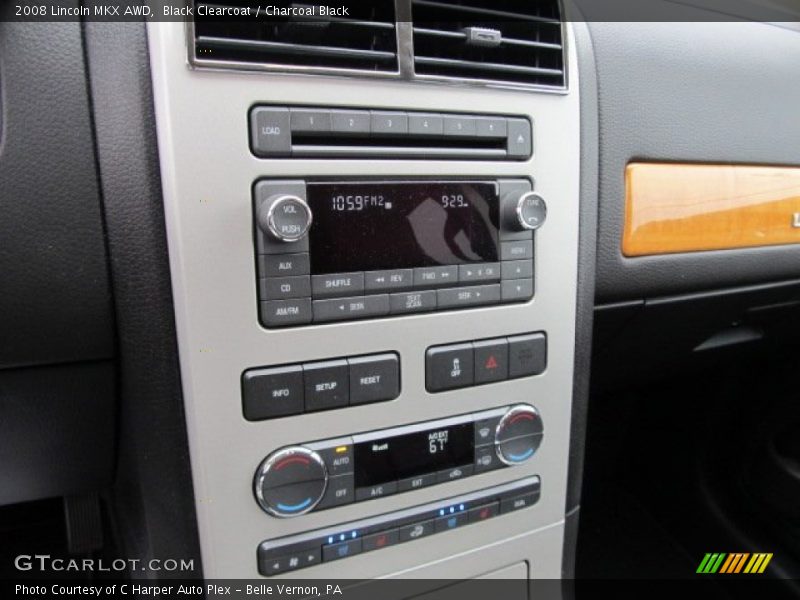 Black Clearcoat / Charcoal Black 2008 Lincoln MKX AWD