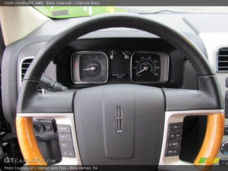 Black Clearcoat / Charcoal Black 2008 Lincoln MKX AWD