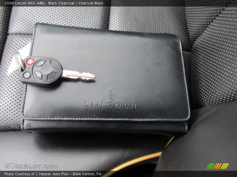 Black Clearcoat / Charcoal Black 2008 Lincoln MKX AWD