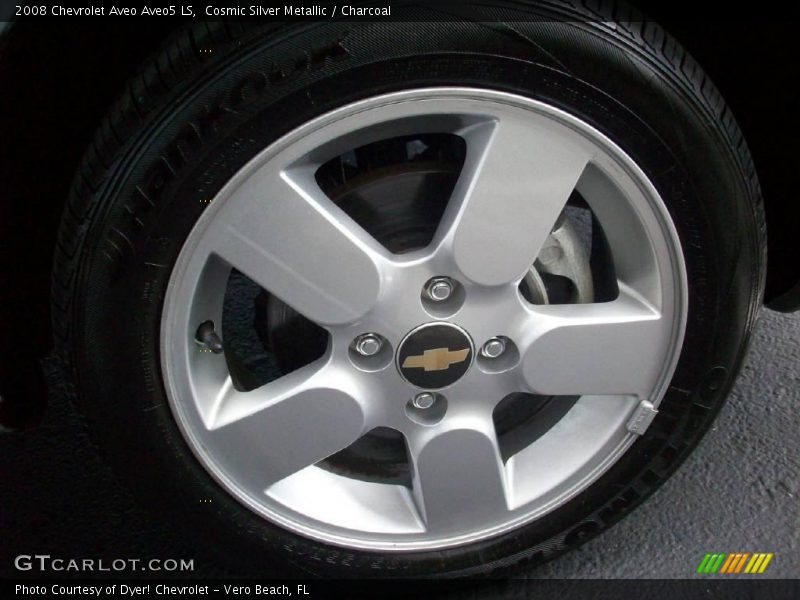 Cosmic Silver Metallic / Charcoal 2008 Chevrolet Aveo Aveo5 LS