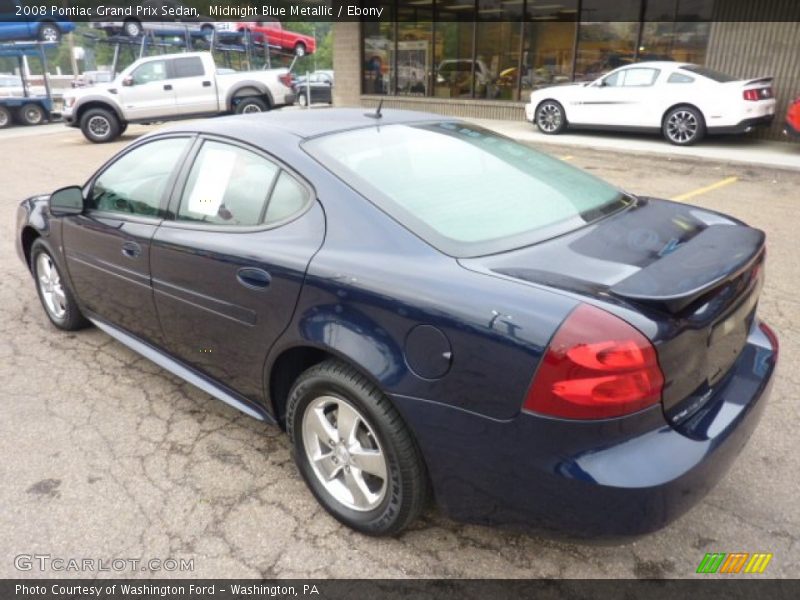 Midnight Blue Metallic / Ebony 2008 Pontiac Grand Prix Sedan