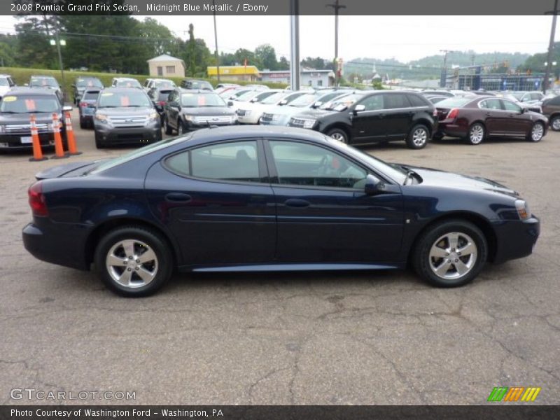 Midnight Blue Metallic / Ebony 2008 Pontiac Grand Prix Sedan