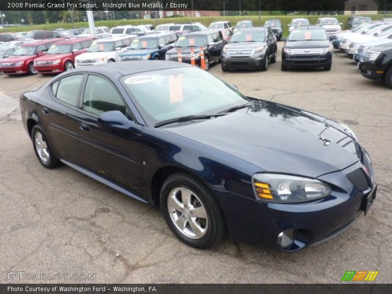 Midnight Blue Metallic / Ebony 2008 Pontiac Grand Prix Sedan