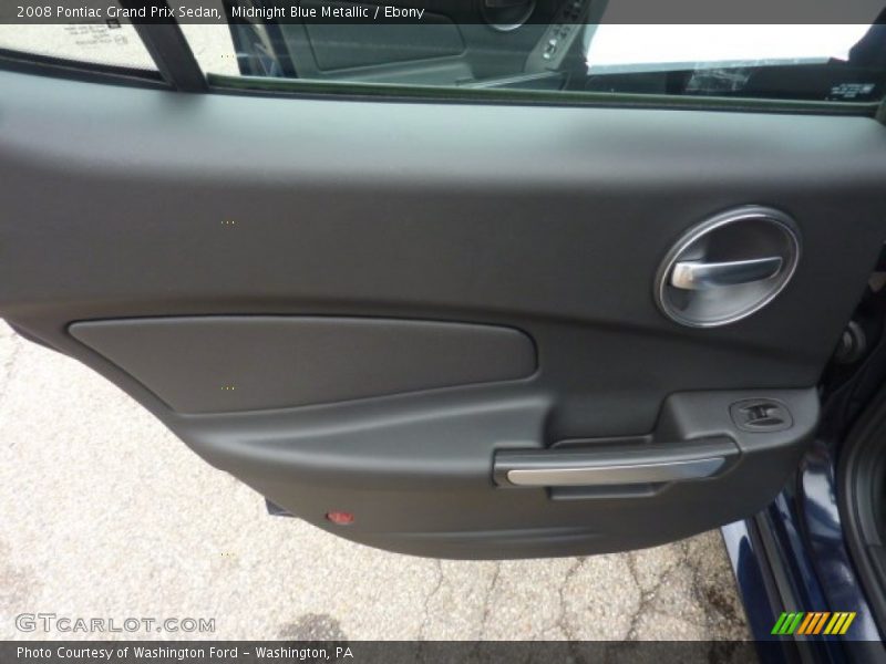 Midnight Blue Metallic / Ebony 2008 Pontiac Grand Prix Sedan