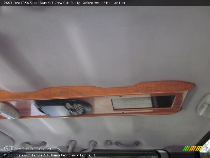 Oxford White / Medium Flint 2003 Ford F350 Super Duty XLT Crew Cab Dually
