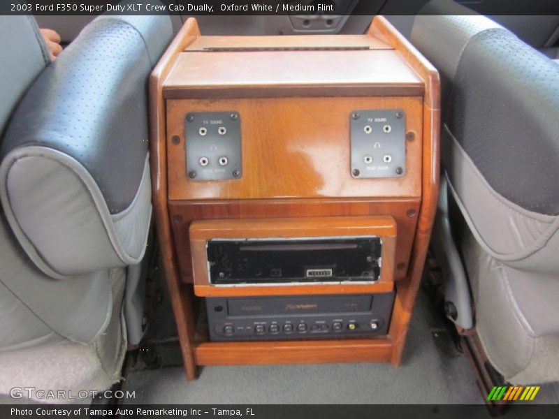 Oxford White / Medium Flint 2003 Ford F350 Super Duty XLT Crew Cab Dually