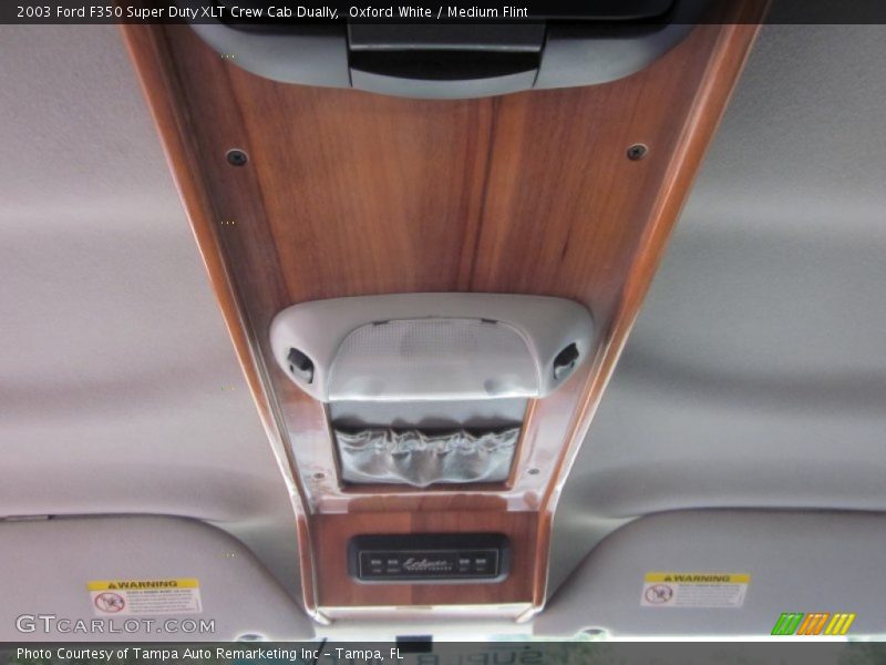 Oxford White / Medium Flint 2003 Ford F350 Super Duty XLT Crew Cab Dually