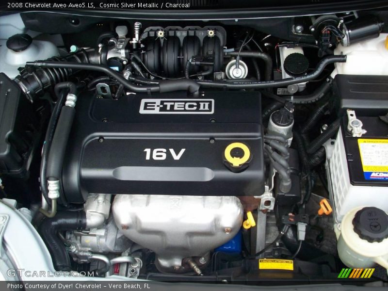 Cosmic Silver Metallic / Charcoal 2008 Chevrolet Aveo Aveo5 LS