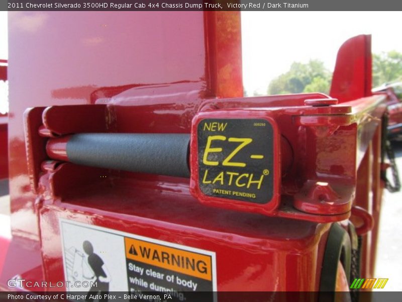 Victory Red / Dark Titanium 2011 Chevrolet Silverado 3500HD Regular Cab 4x4 Chassis Dump Truck