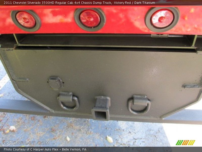 Victory Red / Dark Titanium 2011 Chevrolet Silverado 3500HD Regular Cab 4x4 Chassis Dump Truck