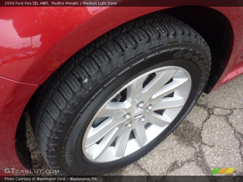 Redfire Metallic / Medium Light Stone 2009 Ford Flex SEL AWD