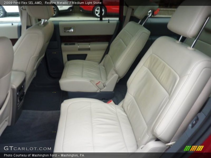 Redfire Metallic / Medium Light Stone 2009 Ford Flex SEL AWD