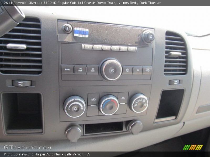 Controls of 2011 Silverado 3500HD Regular Cab 4x4 Chassis Dump Truck