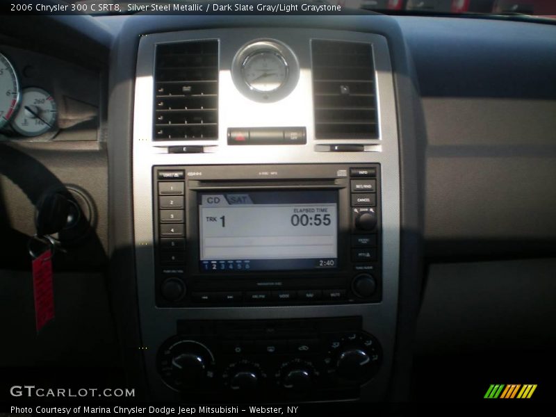 Silver Steel Metallic / Dark Slate Gray/Light Graystone 2006 Chrysler 300 C SRT8