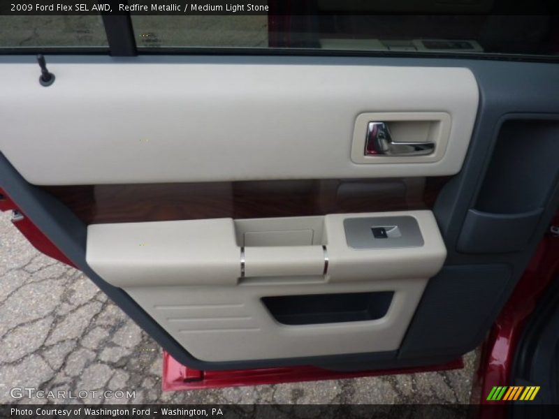 Redfire Metallic / Medium Light Stone 2009 Ford Flex SEL AWD