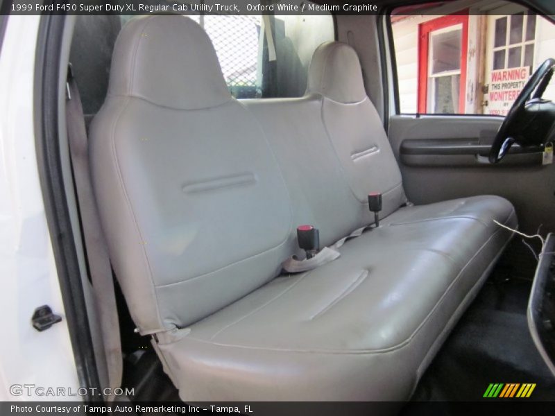  1999 F450 Super Duty XL Regular Cab Utility Truck Medium Graphite Interior