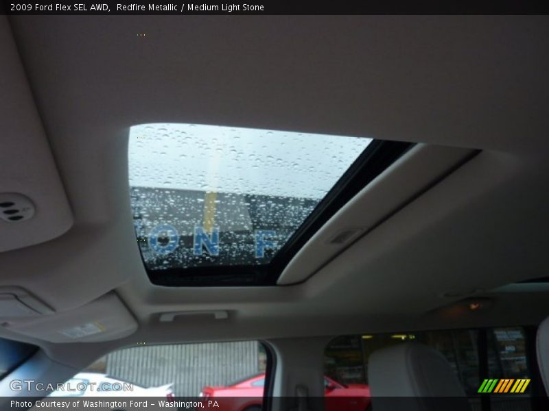 Redfire Metallic / Medium Light Stone 2009 Ford Flex SEL AWD