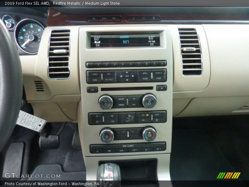 Redfire Metallic / Medium Light Stone 2009 Ford Flex SEL AWD