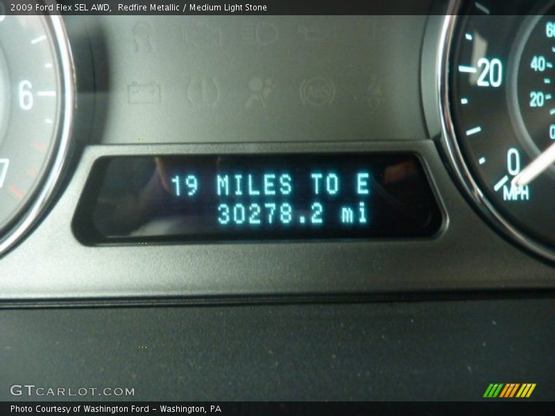 Redfire Metallic / Medium Light Stone 2009 Ford Flex SEL AWD
