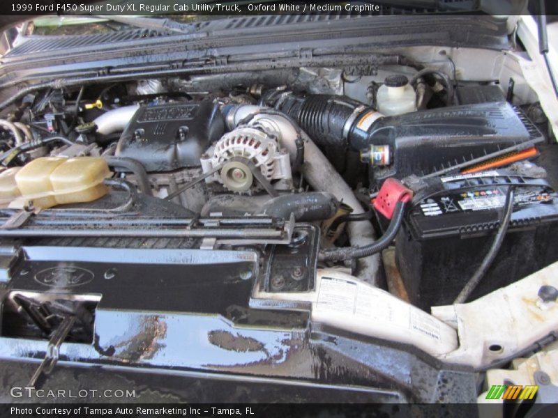 1999 F450 Super Duty XL Regular Cab Utility Truck Engine - 7.3 Liter OHV 16-Valve Power Stroke Turbo Diesel V8