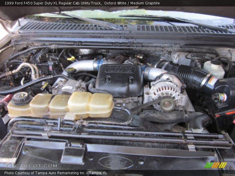  1999 F450 Super Duty XL Regular Cab Utility Truck Engine - 7.3 Liter OHV 16-Valve Power Stroke Turbo Diesel V8
