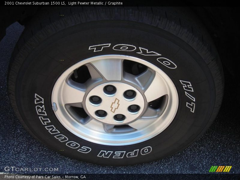 Light Pewter Metallic / Graphite 2001 Chevrolet Suburban 1500 LS