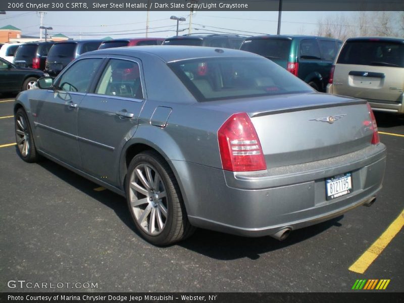 Silver Steel Metallic / Dark Slate Gray/Light Graystone 2006 Chrysler 300 C SRT8