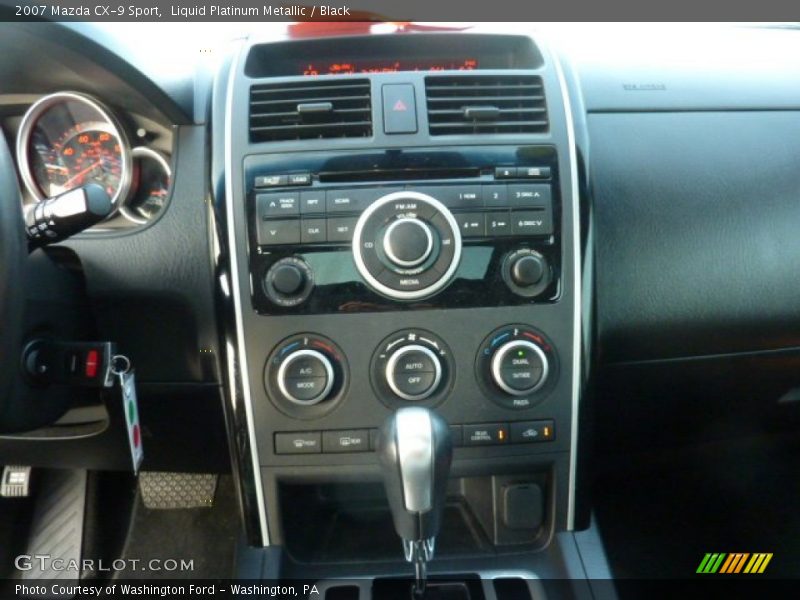 Liquid Platinum Metallic / Black 2007 Mazda CX-9 Sport