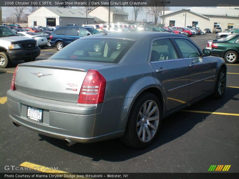 Silver Steel Metallic / Dark Slate Gray/Light Graystone 2006 Chrysler 300 C SRT8