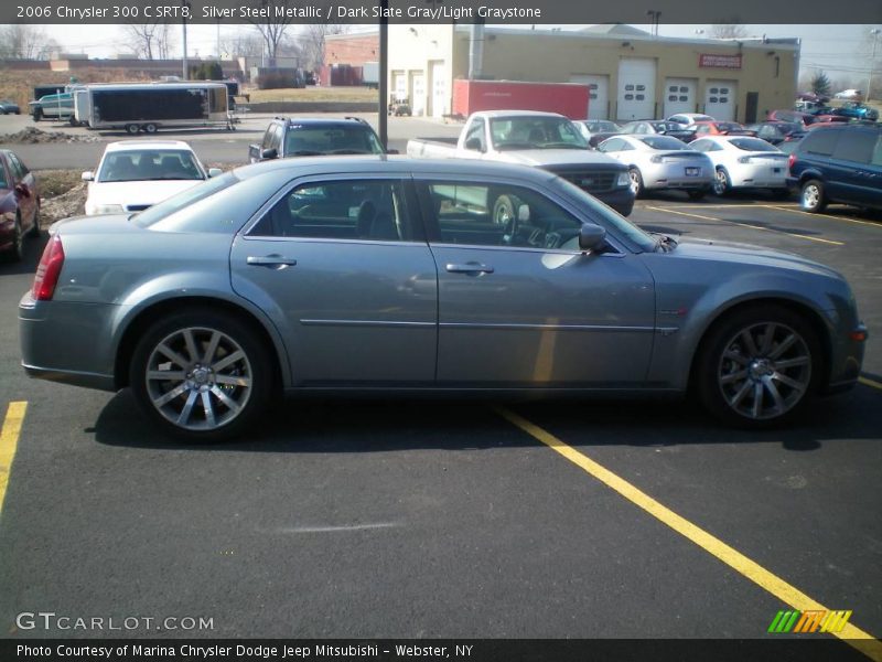 Silver Steel Metallic / Dark Slate Gray/Light Graystone 2006 Chrysler 300 C SRT8
