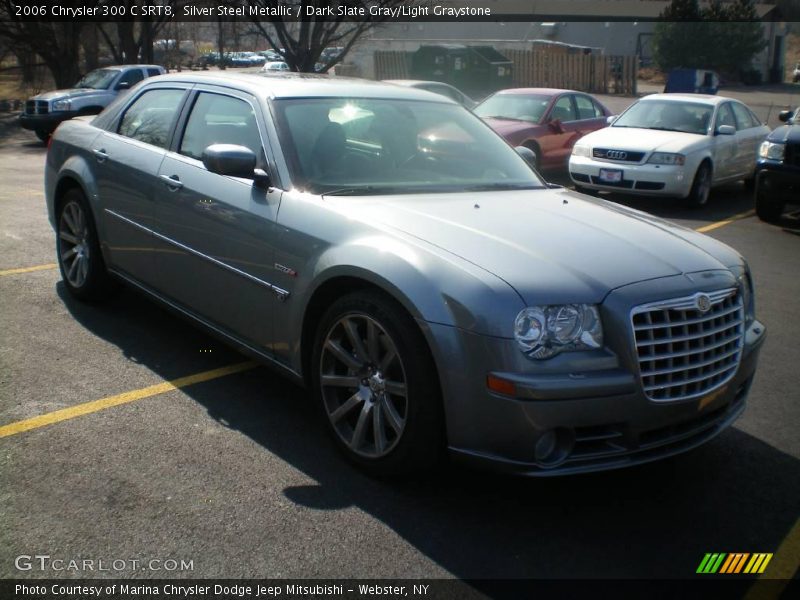 Silver Steel Metallic / Dark Slate Gray/Light Graystone 2006 Chrysler 300 C SRT8