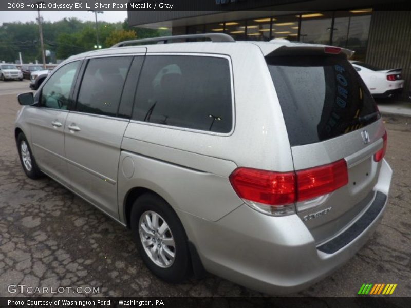 Silver Pearl Metallic / Gray 2008 Honda Odyssey EX-L