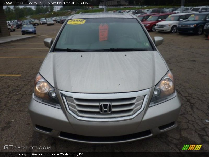 Silver Pearl Metallic / Gray 2008 Honda Odyssey EX-L