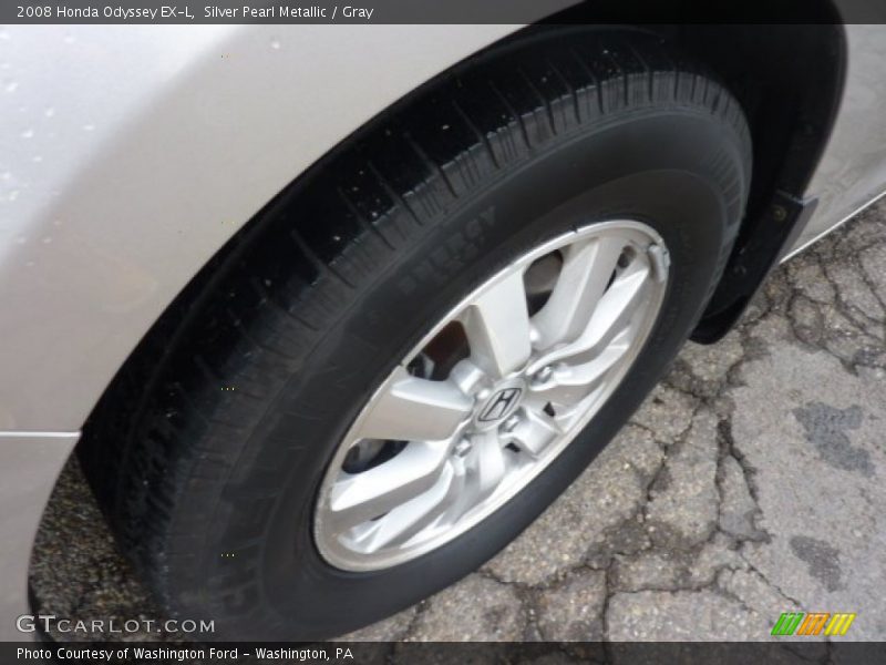 Silver Pearl Metallic / Gray 2008 Honda Odyssey EX-L