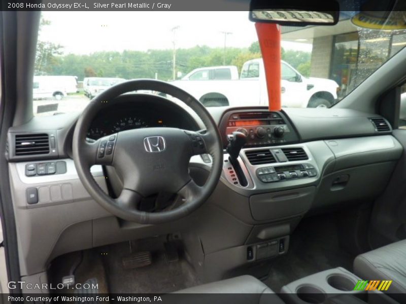 Silver Pearl Metallic / Gray 2008 Honda Odyssey EX-L