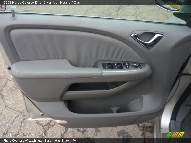 Silver Pearl Metallic / Gray 2008 Honda Odyssey EX-L