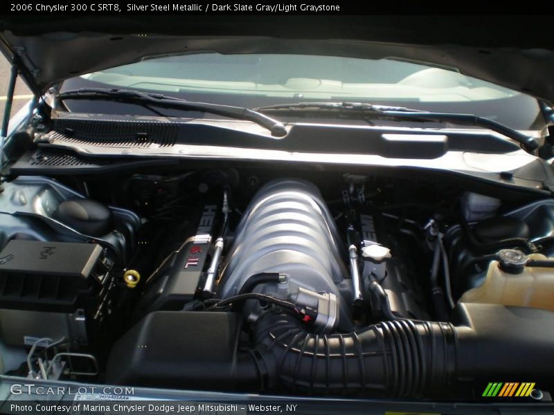 Silver Steel Metallic / Dark Slate Gray/Light Graystone 2006 Chrysler 300 C SRT8
