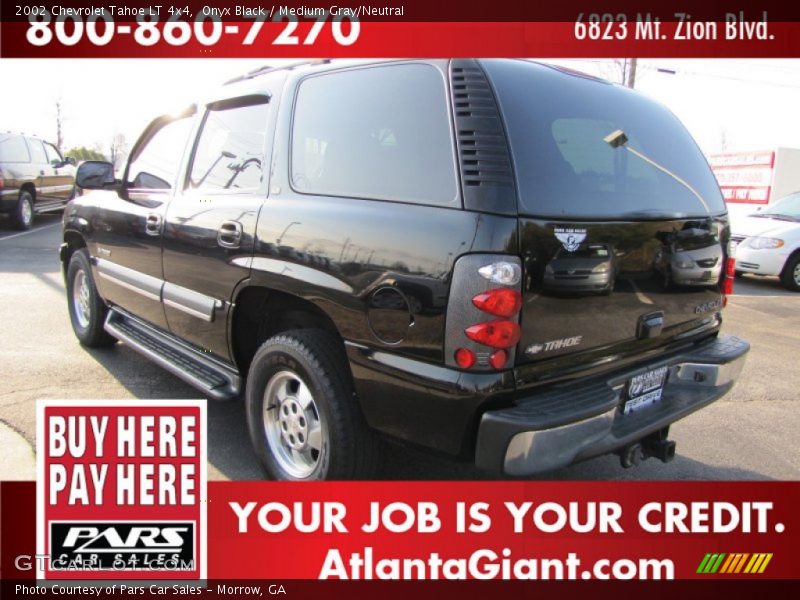 Onyx Black / Medium Gray/Neutral 2002 Chevrolet Tahoe LT 4x4