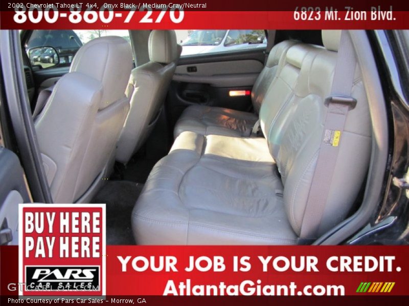 Onyx Black / Medium Gray/Neutral 2002 Chevrolet Tahoe LT 4x4