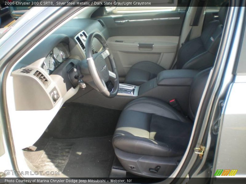Silver Steel Metallic / Dark Slate Gray/Light Graystone 2006 Chrysler 300 C SRT8