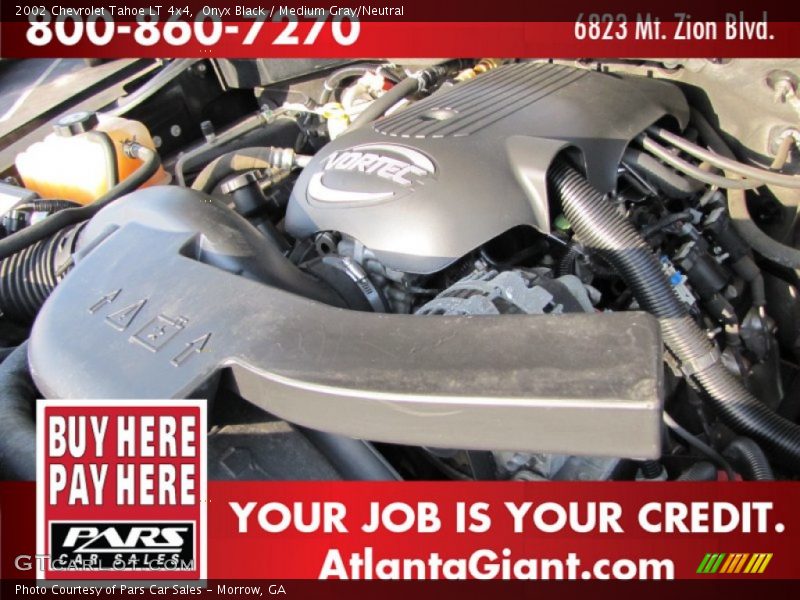 Onyx Black / Medium Gray/Neutral 2002 Chevrolet Tahoe LT 4x4