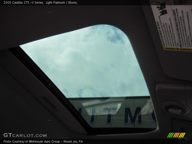 Sunroof of 2005 CTS -V Series
