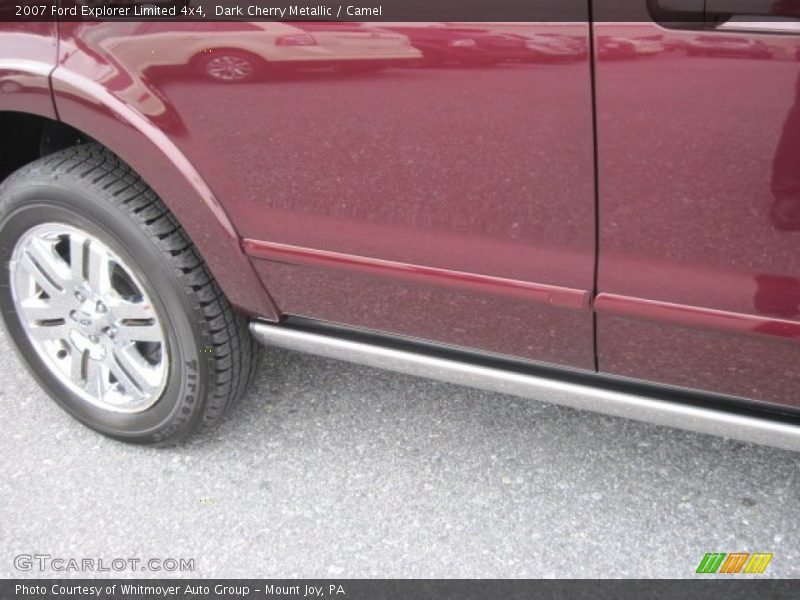 Dark Cherry Metallic / Camel 2007 Ford Explorer Limited 4x4