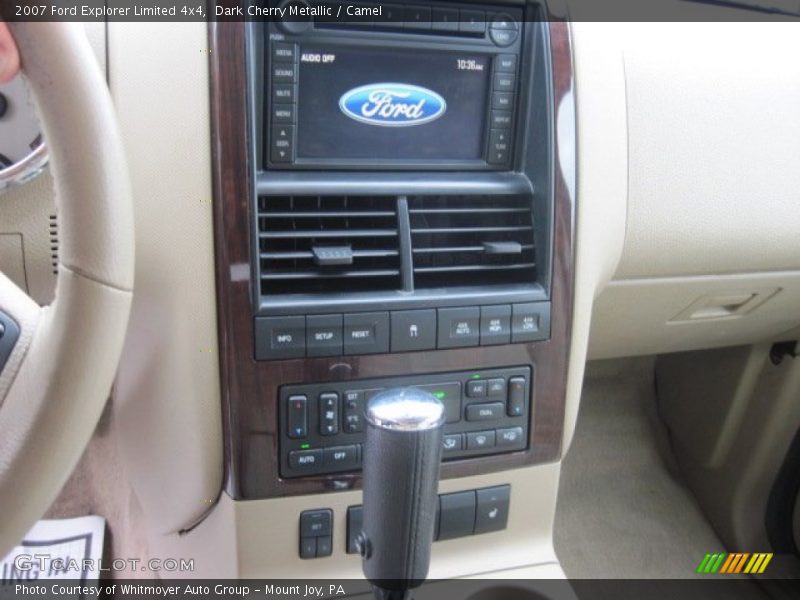 Dark Cherry Metallic / Camel 2007 Ford Explorer Limited 4x4